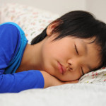 orthoK sleeping child